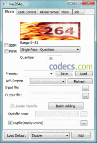 x264 Video Codec (32bit) screenshot