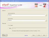 AXPDF PowerPoint to PDF Converter screenshot