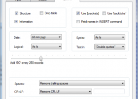 convert dbf to sql