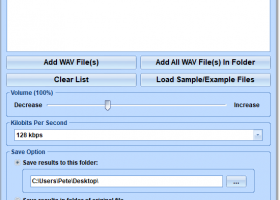 increase volume of wav file