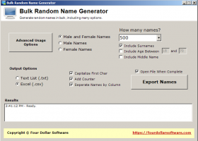 Bulk Random Name Generator Windows 8 Downloads