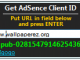 Get AdSense Client ID