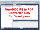 VeryUtils PS to PDF Converter SDK